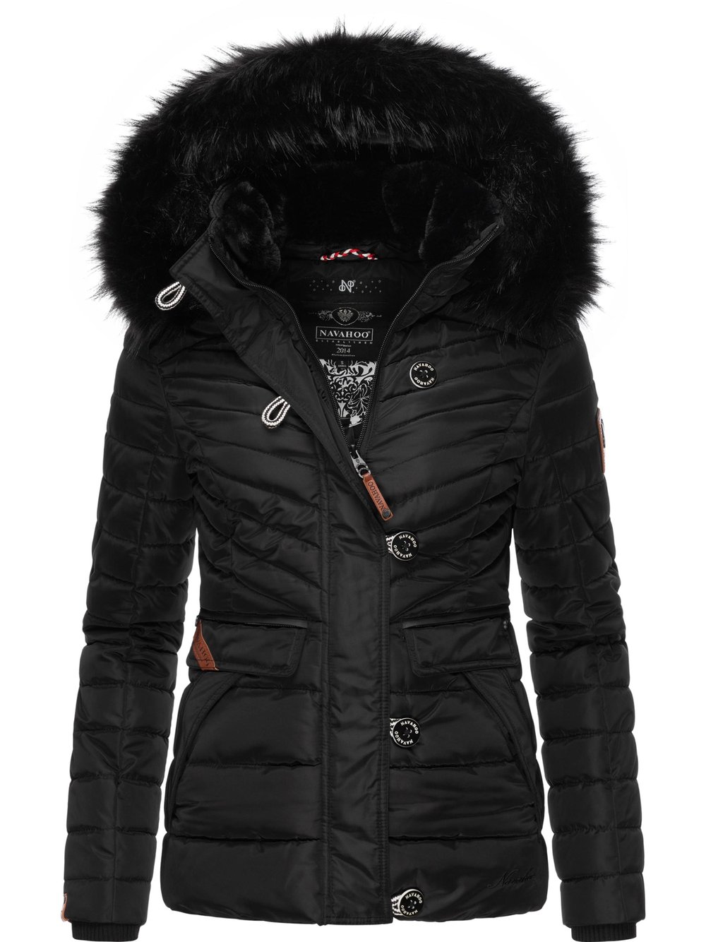 Navahoo Winterjacke Damen schwarz, S