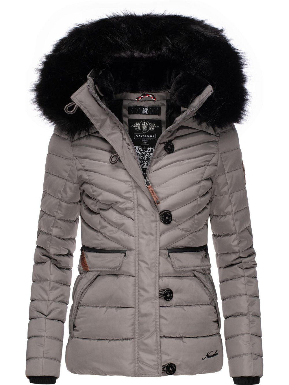 Navahoo Winterjacke Damen grau, XL