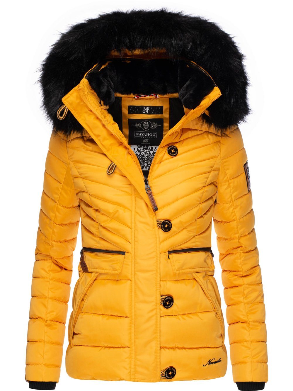 Navahoo Winterjacke Damen gelb, L