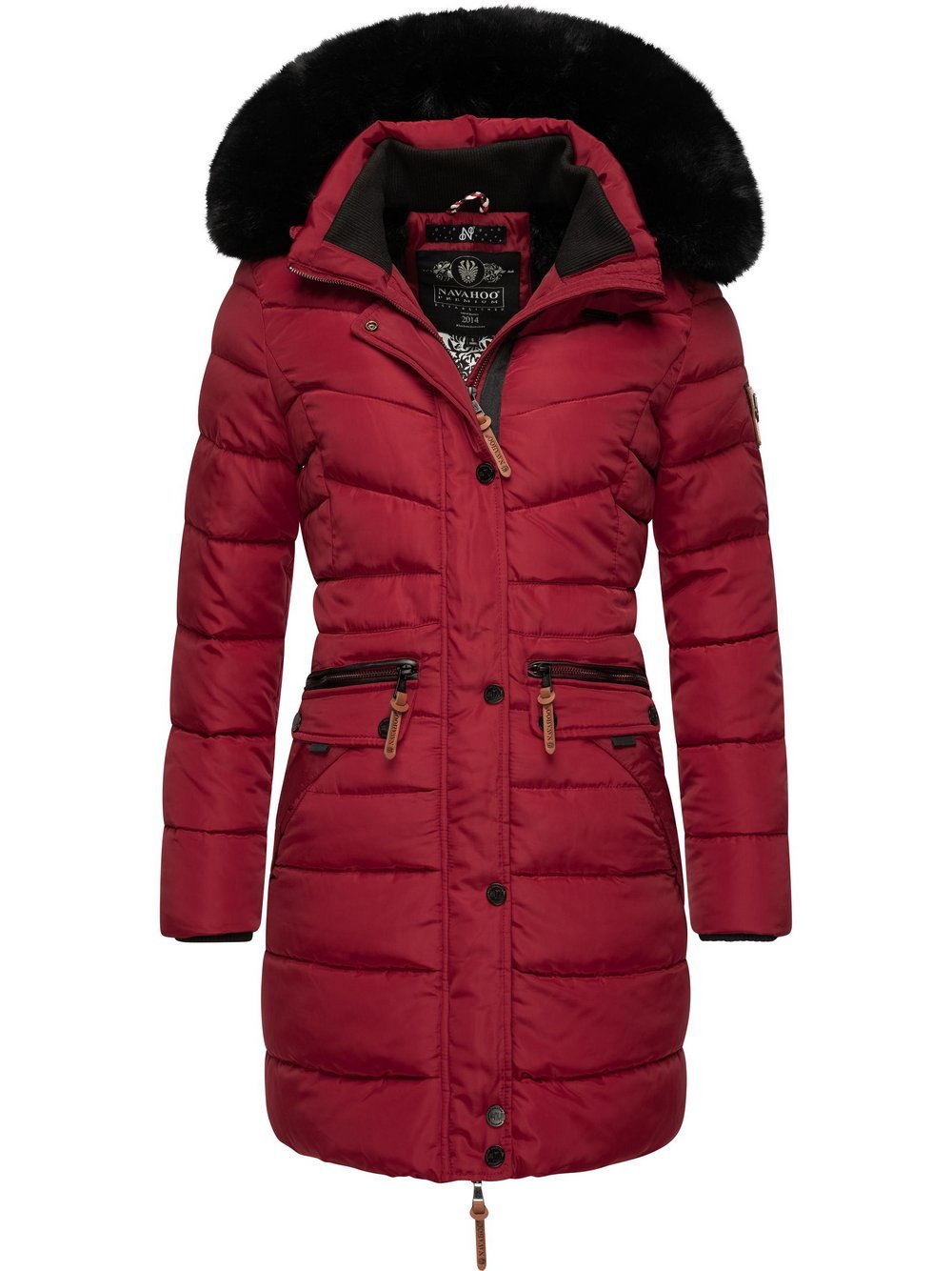 Navahoo Steppmantel Damen rot, XS