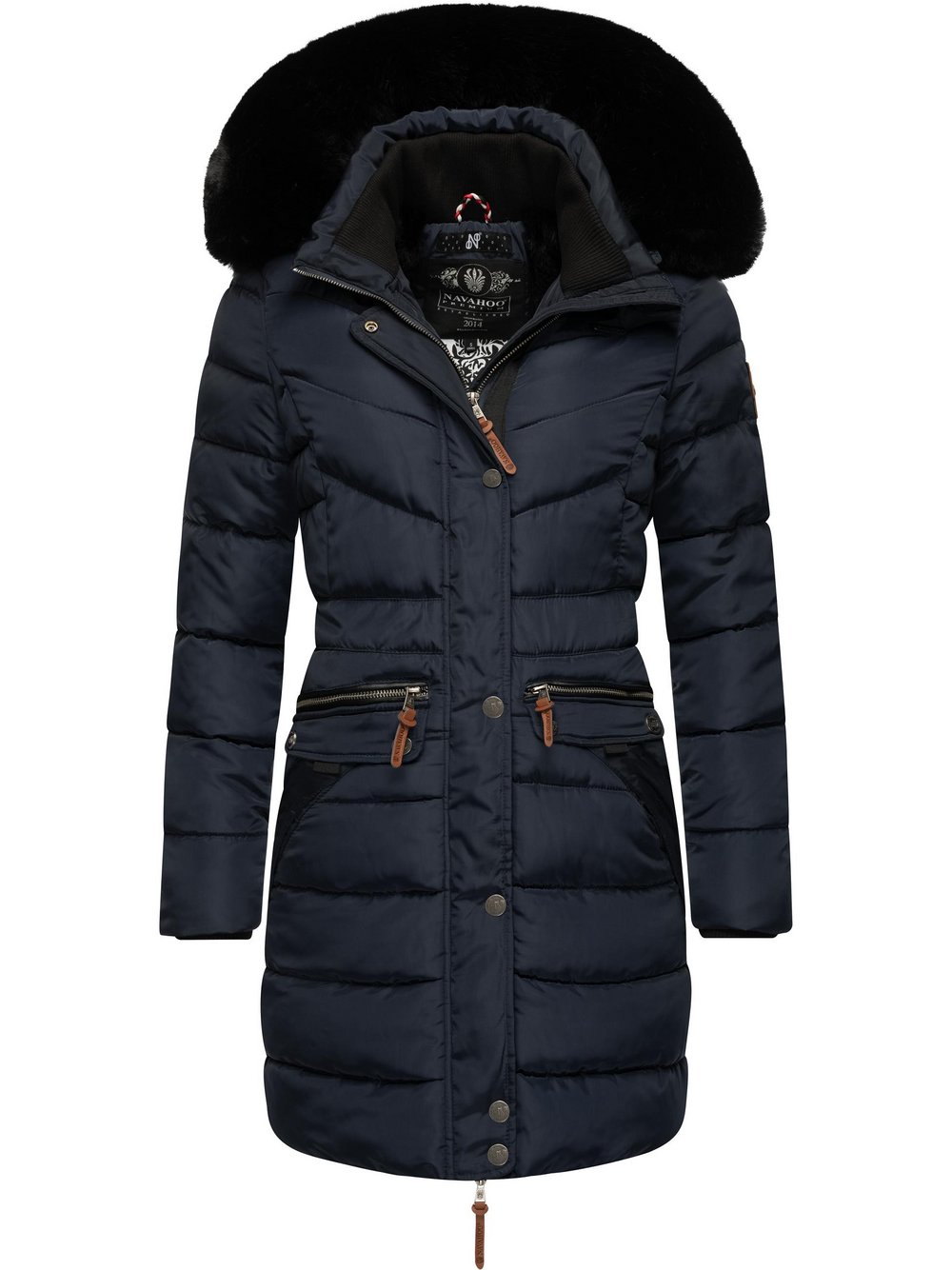 Navahoo Steppmantel Damen blau, M