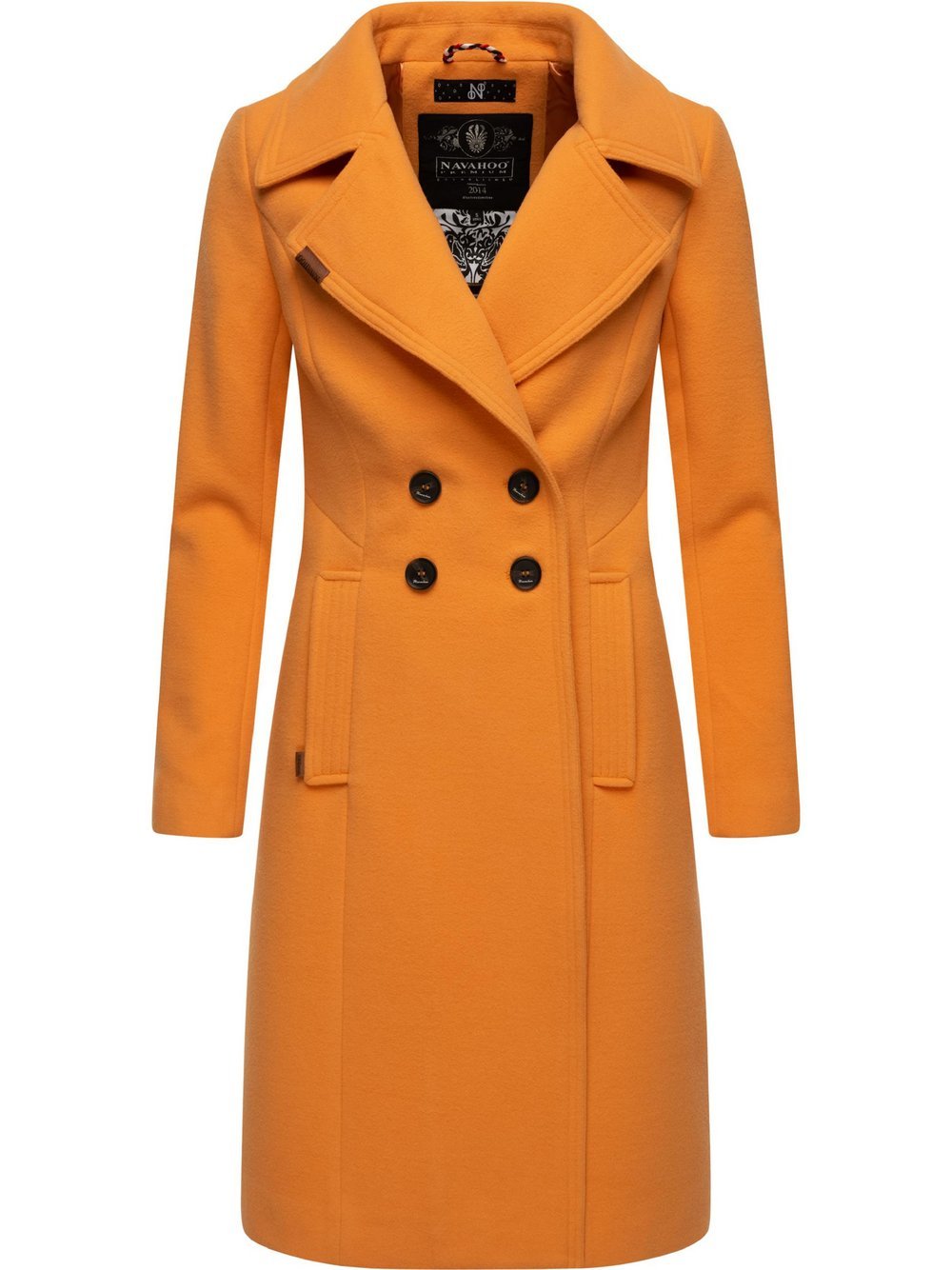 Navahoo Wintermantel Damen orange, XXXL