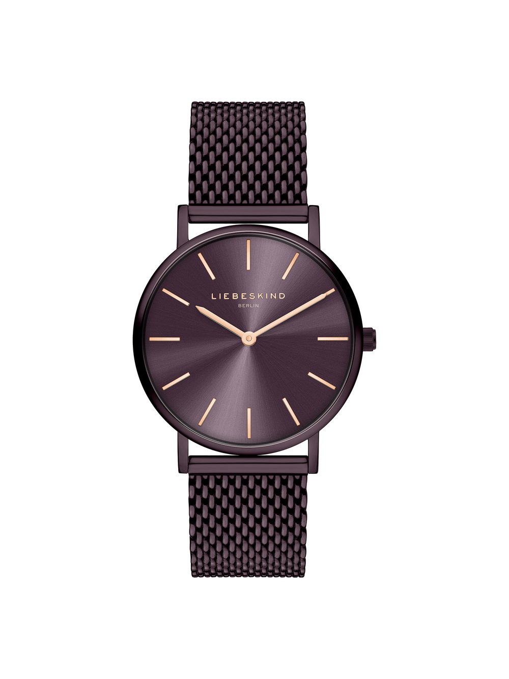 Liebeskind Berlin Armbanduhr  Damen Edelstahl lila, ONE SIZE