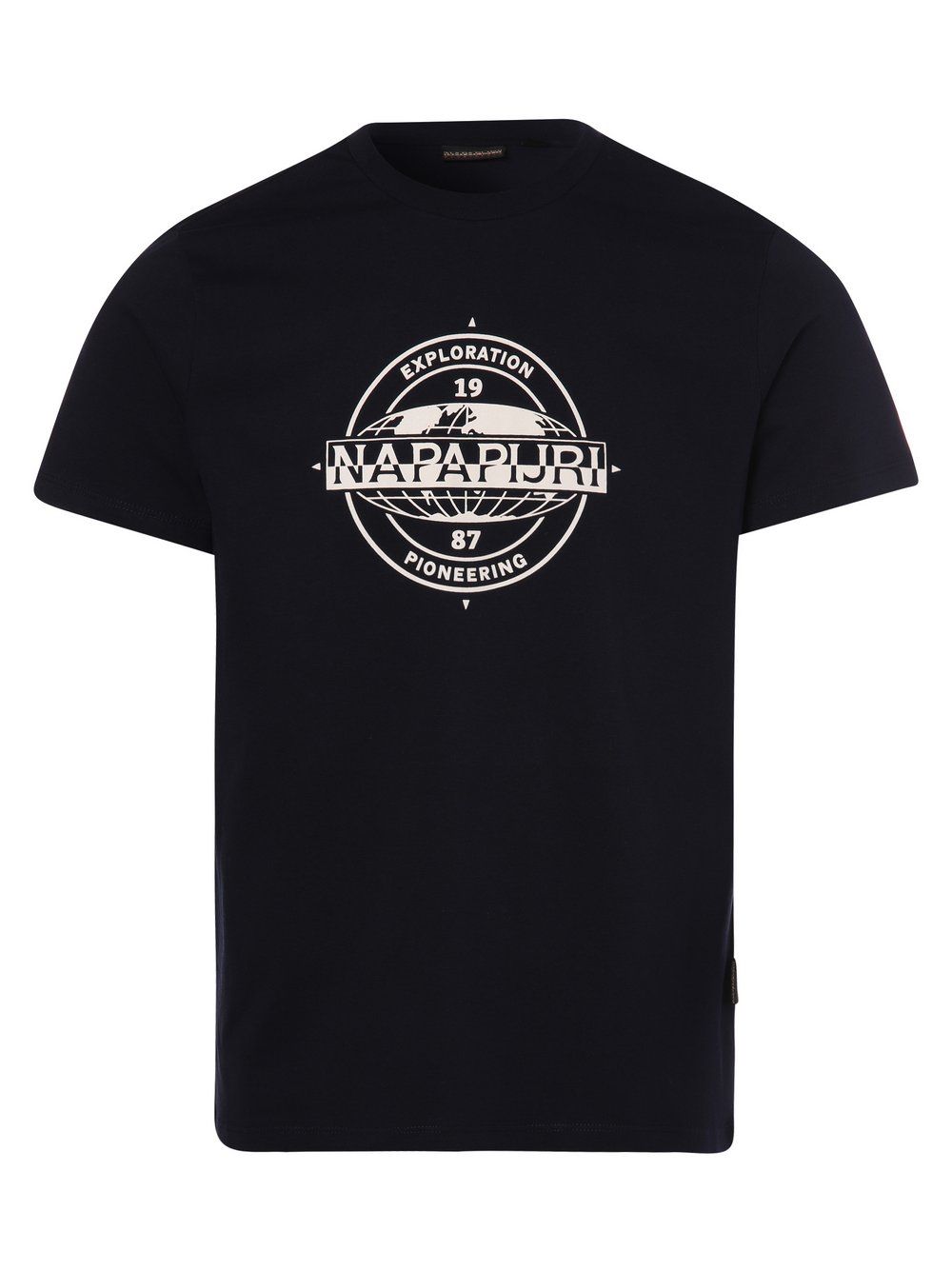 Napapijri - T-shirt męski – S-Gjora, niebieski