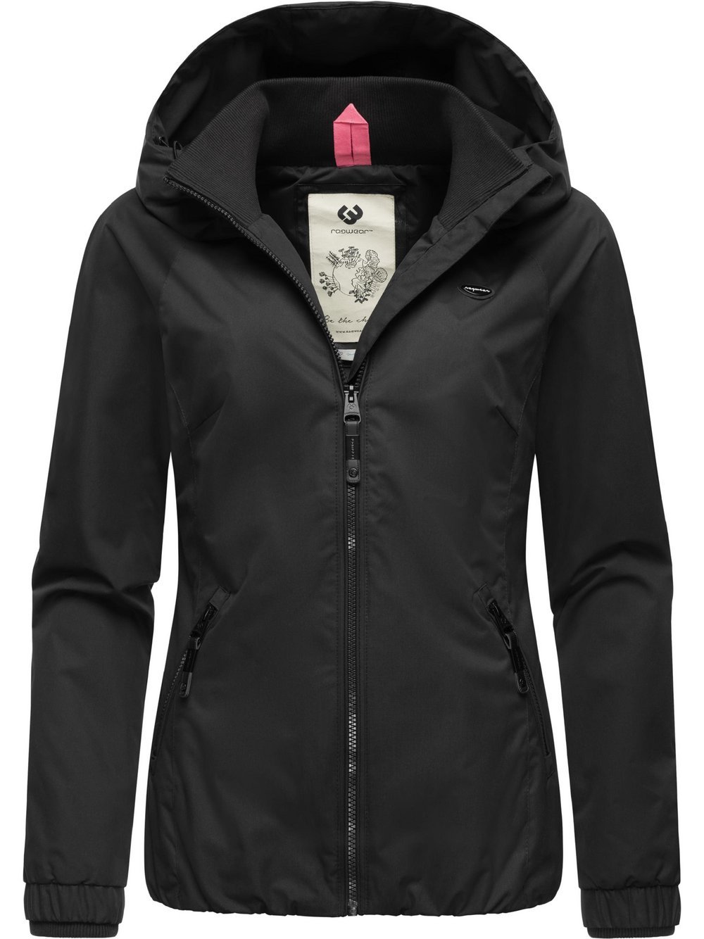 Ragwear Übergangsjacke Damen schwarz, XXXXL