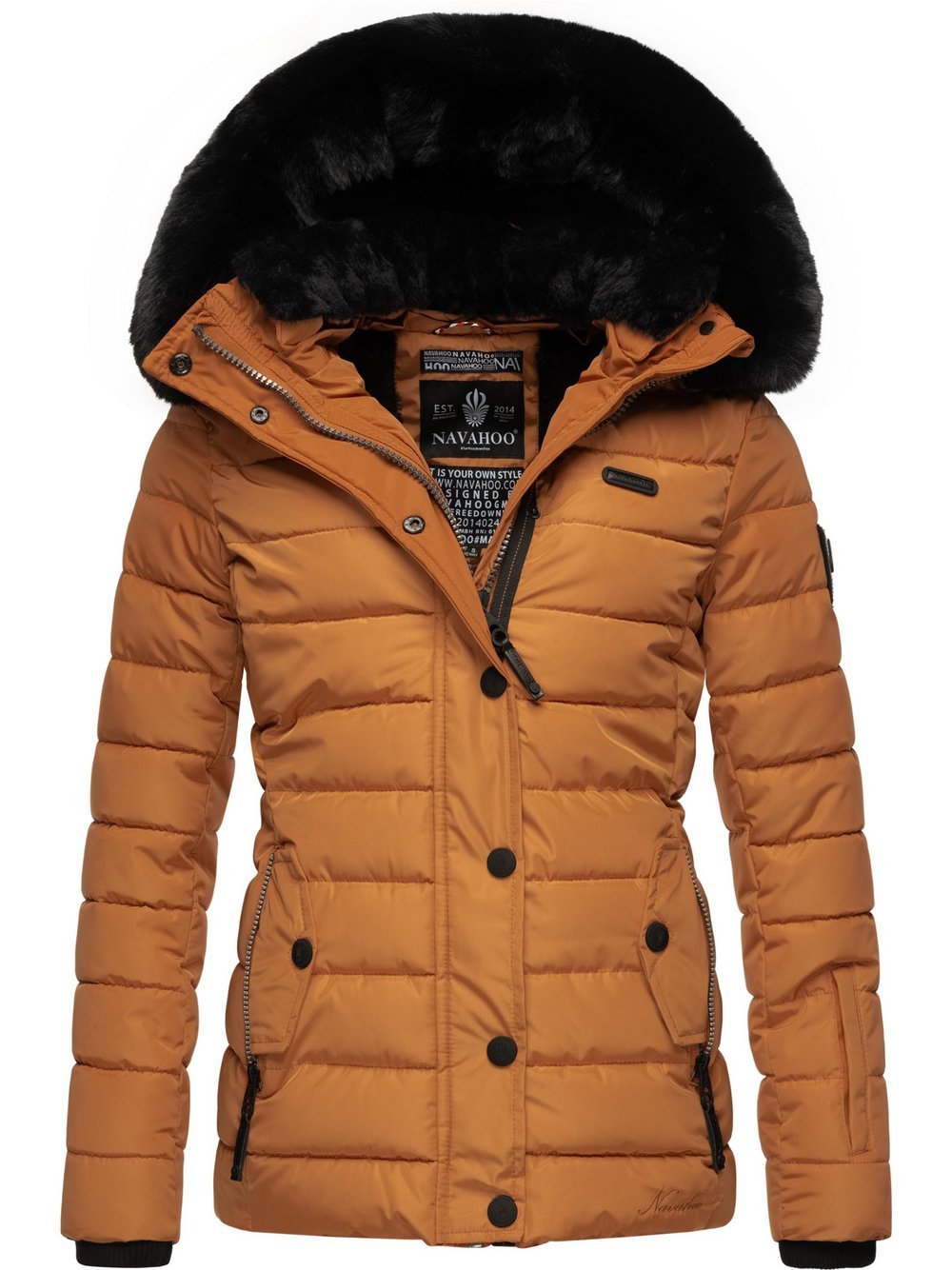 Navahoo Winterjacke Damen braun, XS