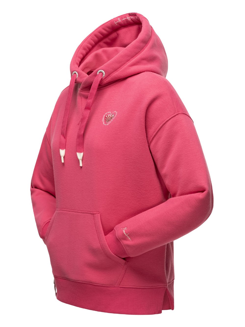 Navahoo Kapuzensweatshirt Damen Baumwolle rosa, M