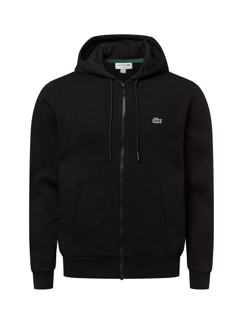 Lacoste Kapuzenjacke Herren Baumwolle schwarz, 4