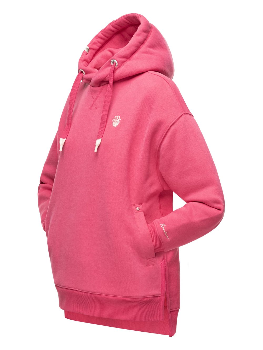 Navahoo Kapuzensweatshirt Damen Baumwolle pink, S