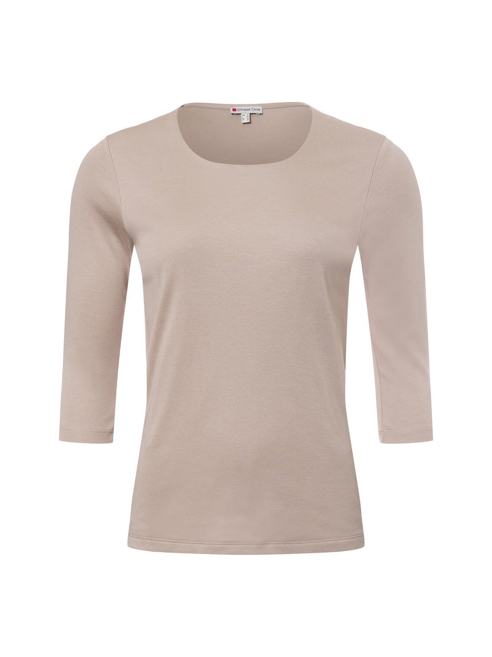 Street One Langarmshirt Damen Baumwolle beige, 46