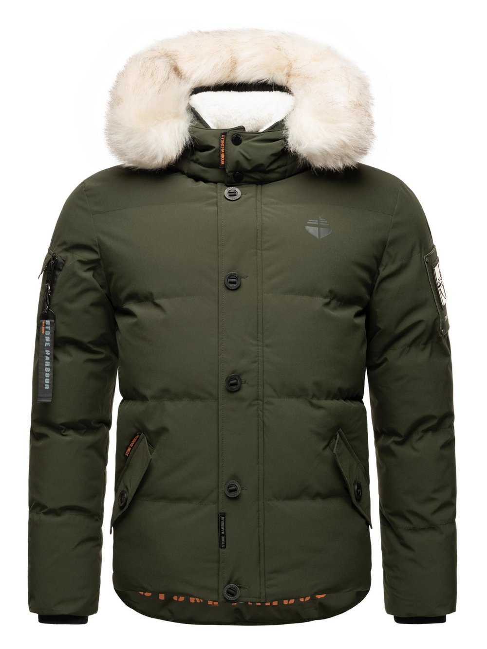 STONE HARBOUR Winterjacke Herren grün, XXL