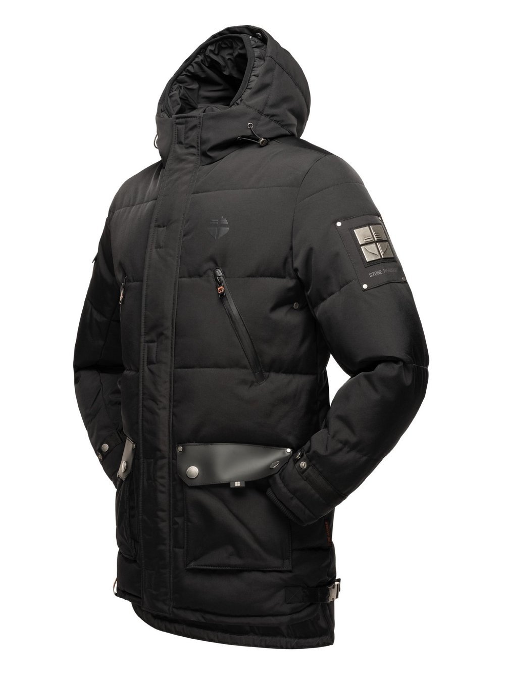 STONE HARBOUR Winterjacke Herren schwarz, XL