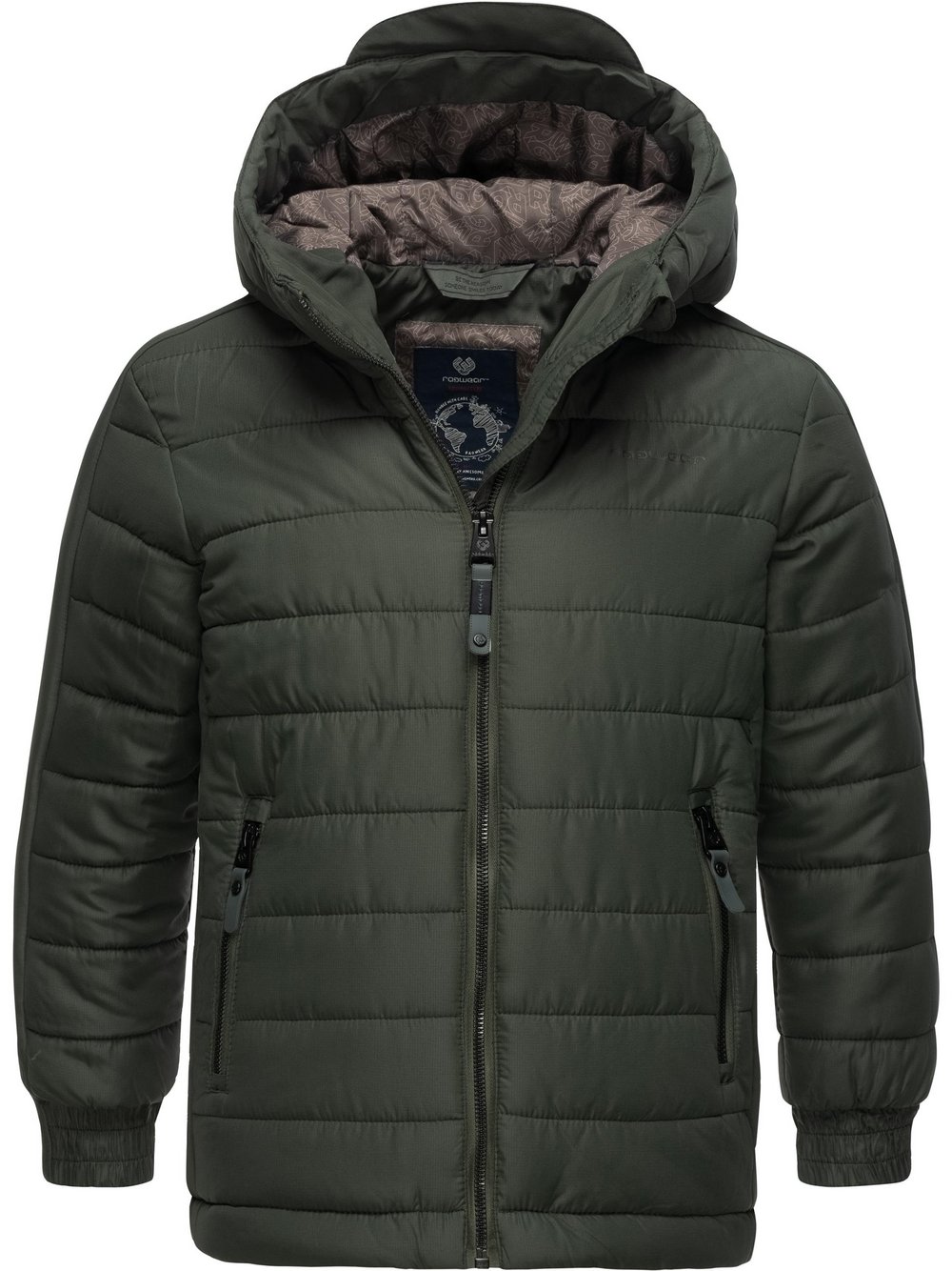 Ragwear Winterjacke Jungen grün, 140