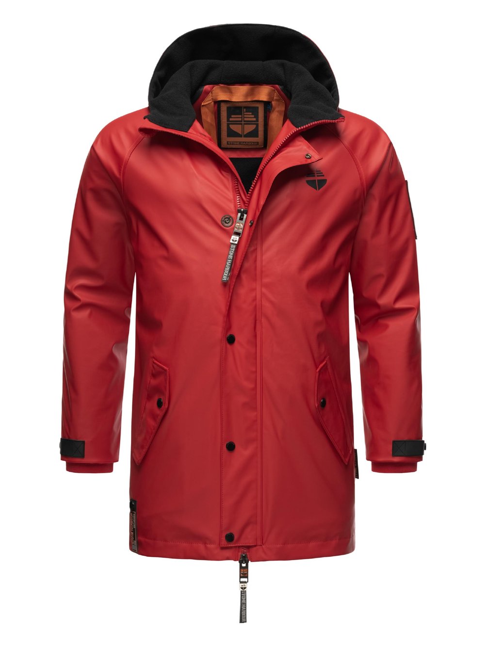 STONE HARBOUR Regenjacke Herren rot, S