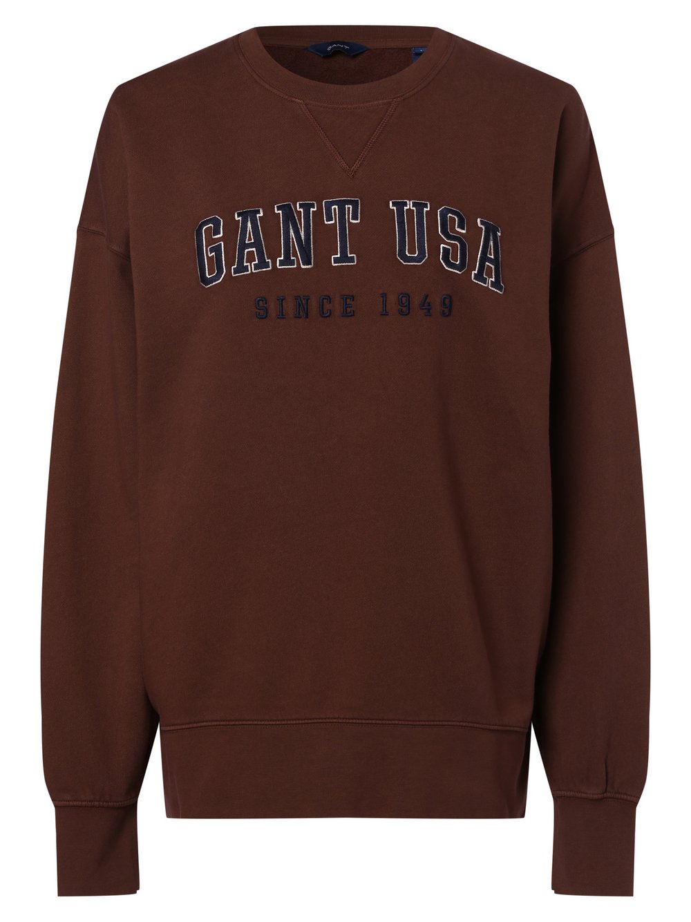 Gant - Damska bluza nierozpinana, brązowy