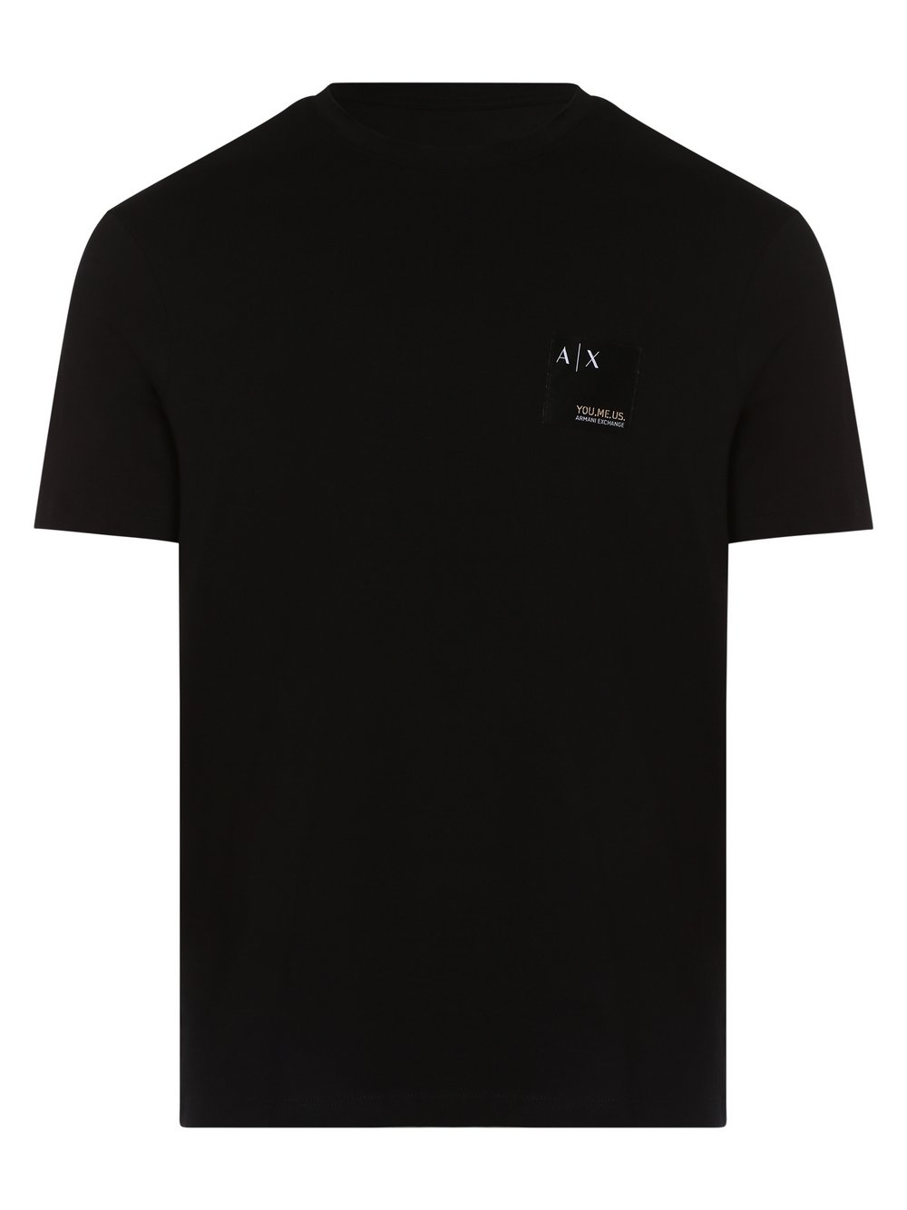 Armani Exchange - T-shirt męski, czarny