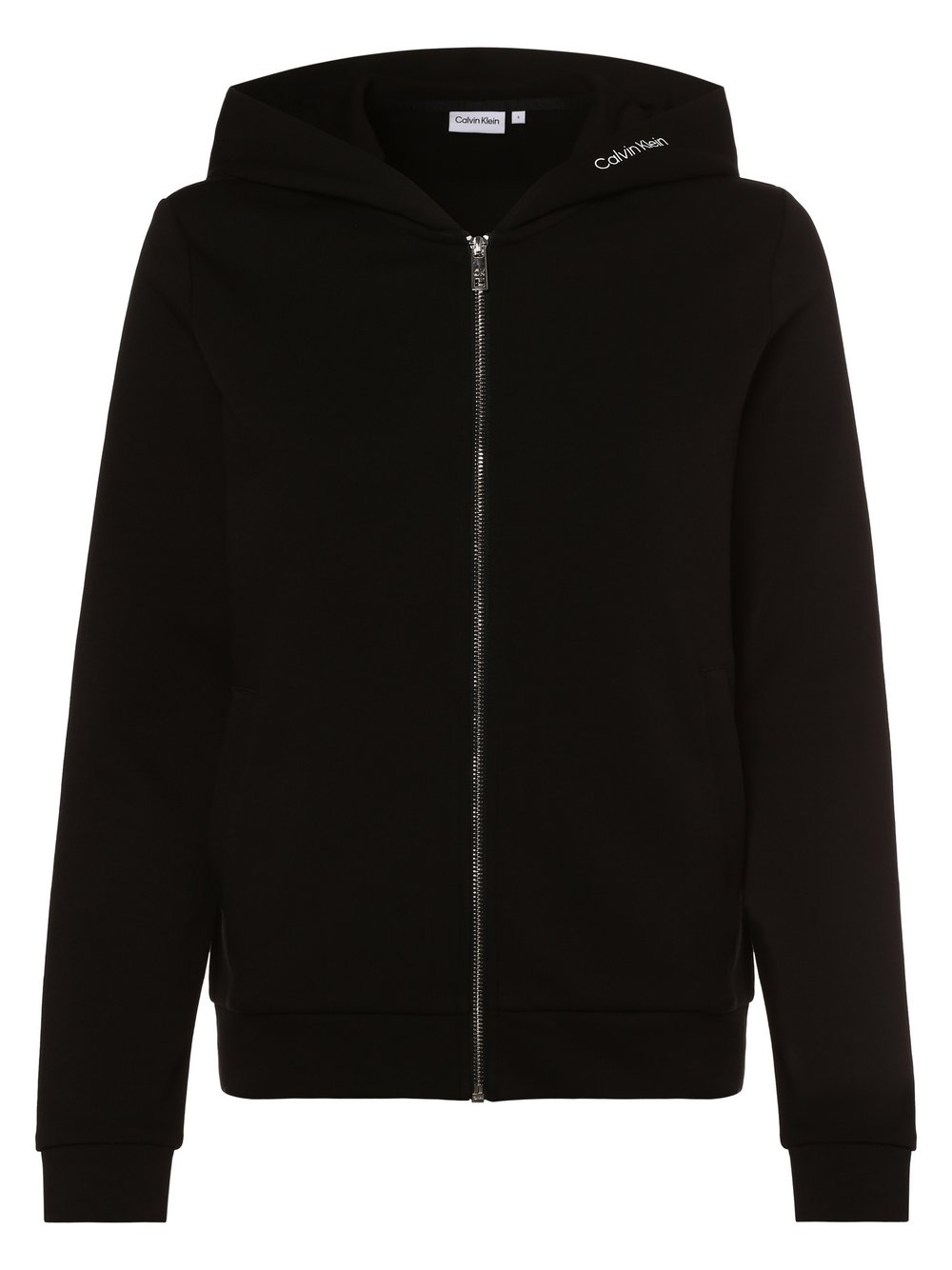Calvin Klein - Damska kurtka z kapturem, czarny