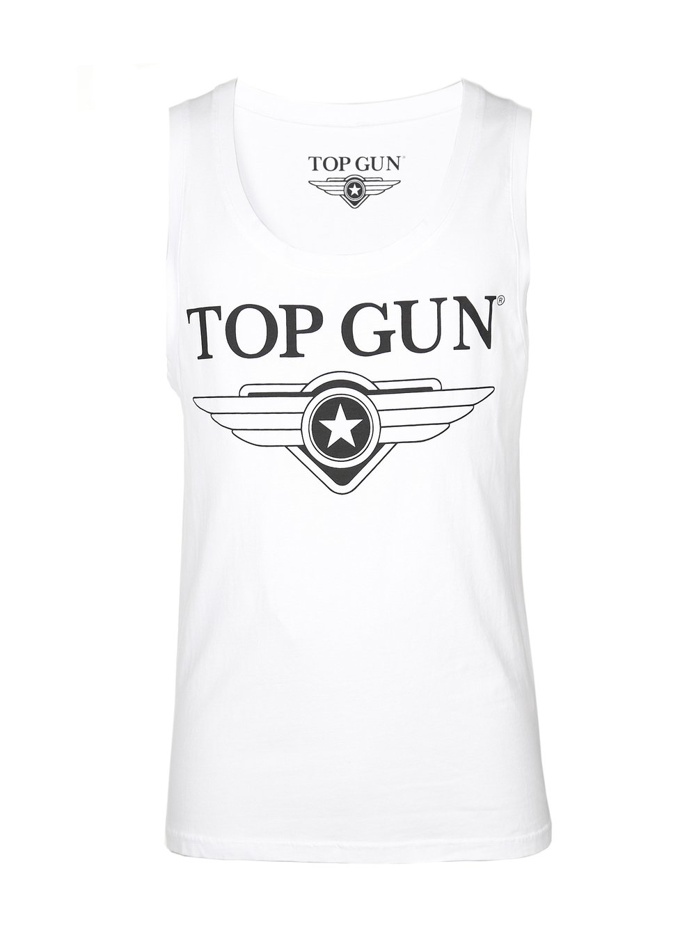 Topgun Tank Top Herren Baumwolle weiß, XS