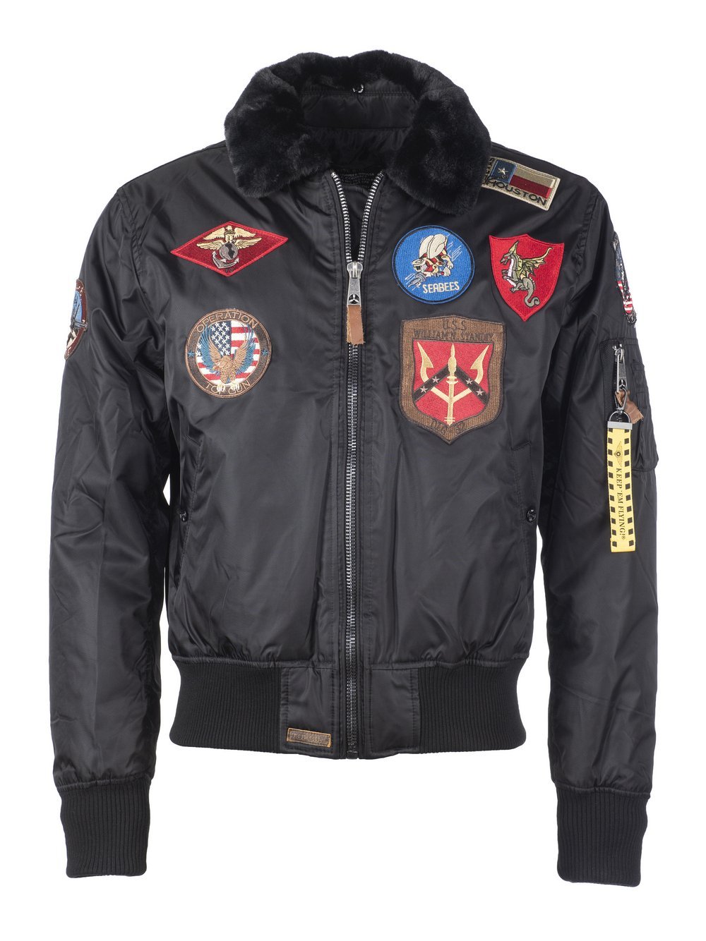 Topgun Bomberjacke Herren schwarz, S