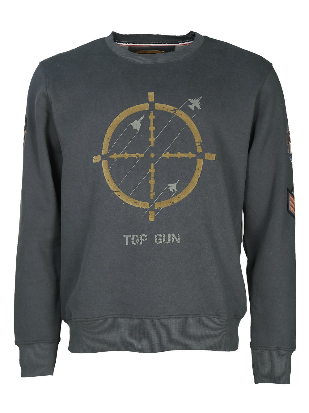 Topgun Sweater Herren Baumwolle grün, S