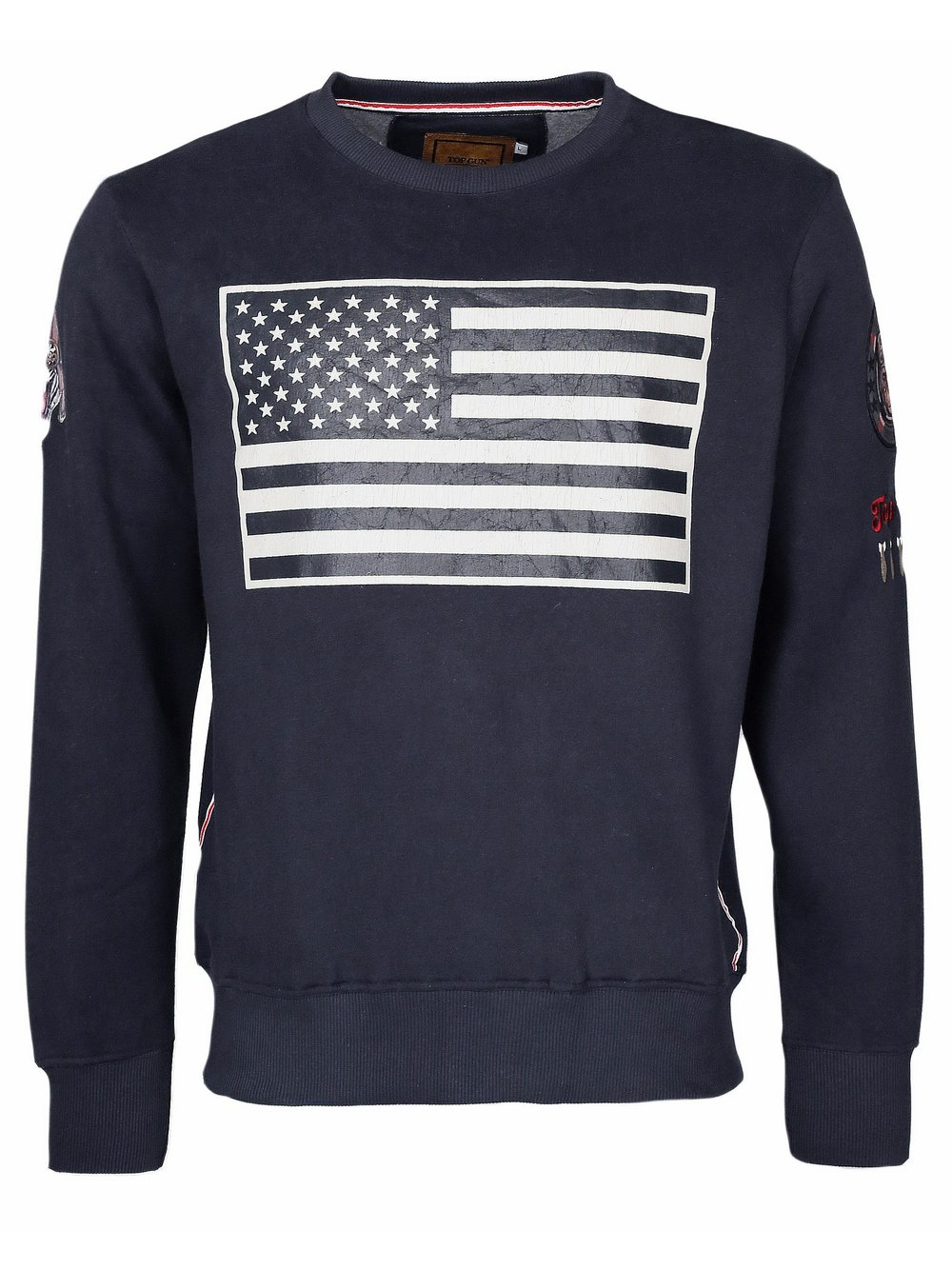 Topgun Sweater Herren Baumwolle blau, XXL