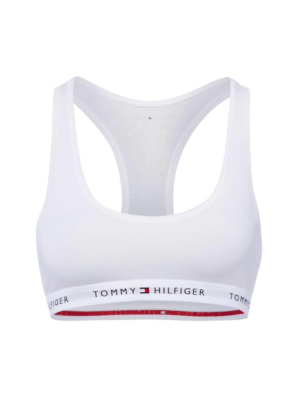 Tommy Hilfiger Bustier Damen Jersey weiß, S/M