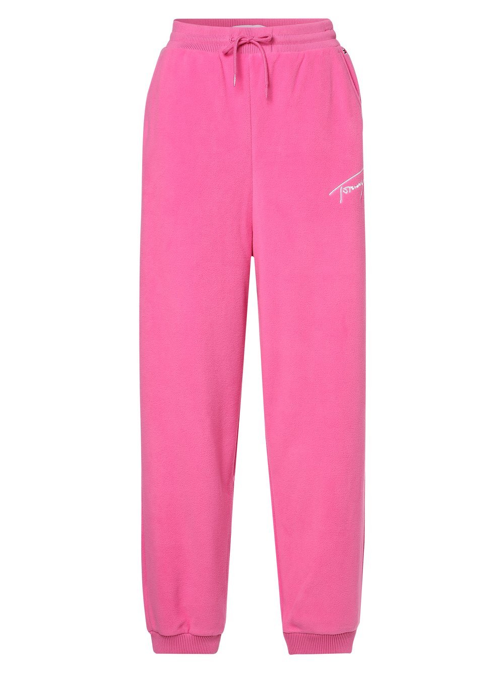 Tommy Jeans - Spodnie dresowe damskie, wyrazisty róż