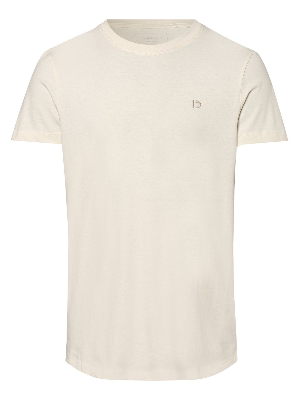 Tom Tailor Denim - T-shirt męski, biały|beżowy