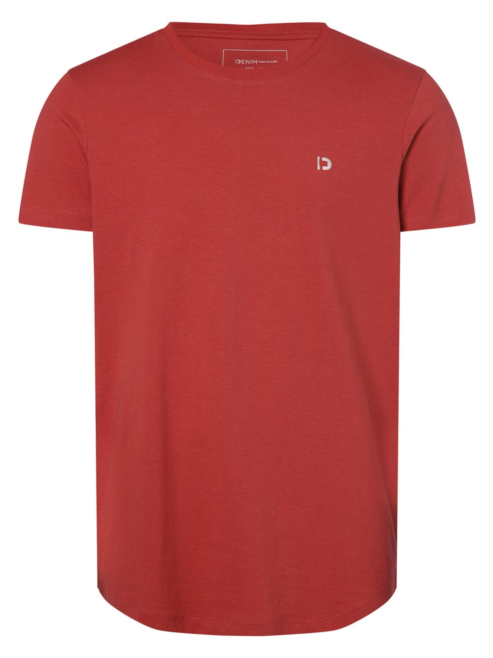 Tom Tailor Denim - T-shirt męski, czerwony|różowy