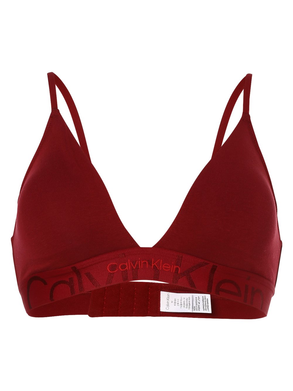 Calvin Klein - Damski biustonosz – z wypełnieniem, czerwony