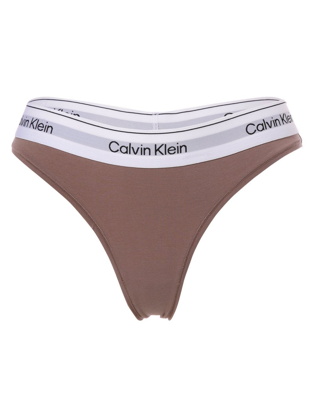 Calvin Klein - Stringi damskie, beżowy|brązowy