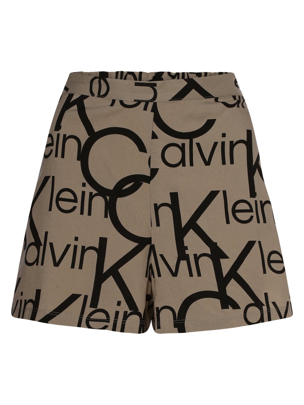 Calvin Klein - Damskie spodenki od piżam, beżowy|szary