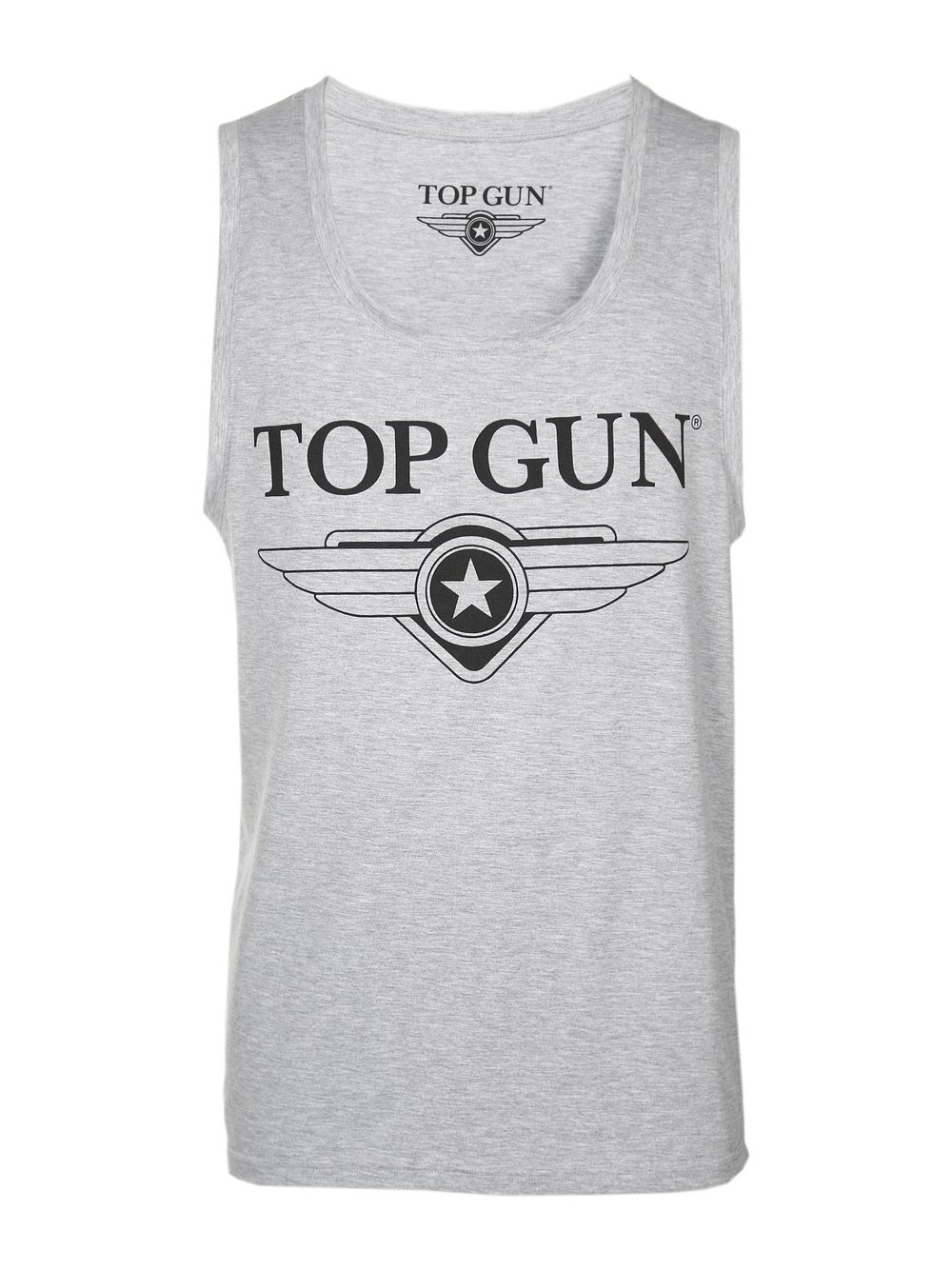 Topgun Tank Top Herren Baumwolle grau, S