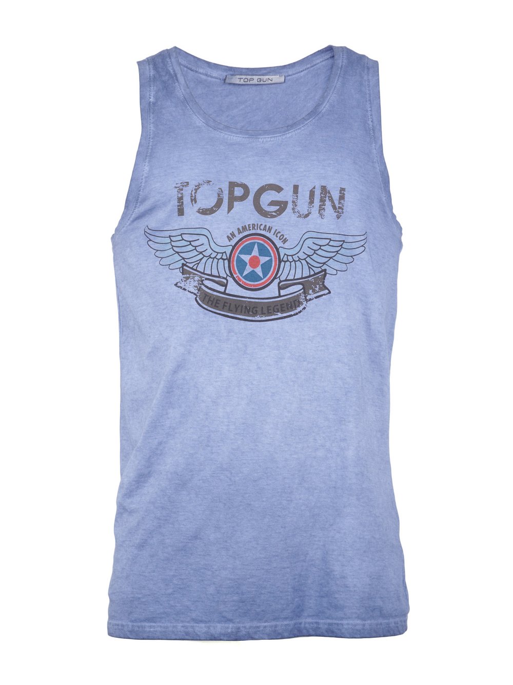 Topgun Tank Top Herren Baumwolle blau, S