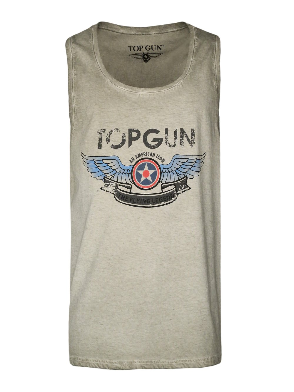 Topgun Tank Top Herren Baumwolle grün, S