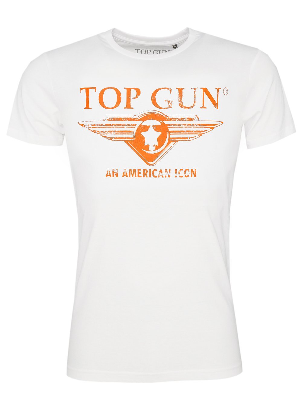 Topgun T-Shirt Herren Baumwolle orange, S