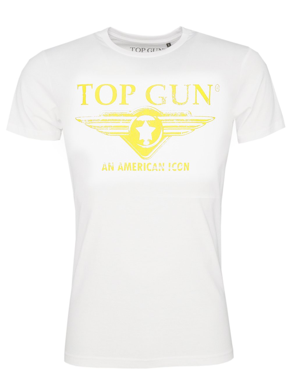 Topgun T-Shirt Herren Baumwolle gelb, XL