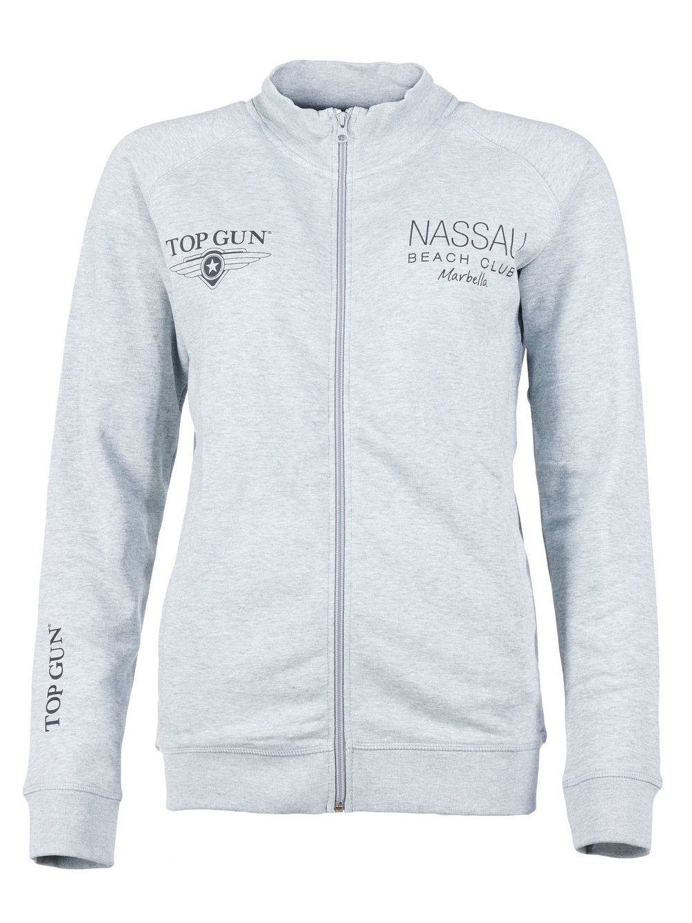 Topgun Sweatshirt Herren Baumwolle grau, M