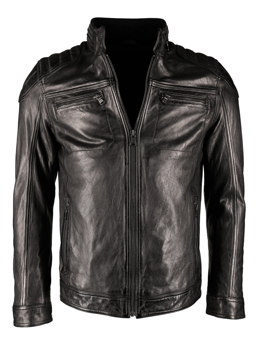 JCC Lederjacke Herren schwarz, 60