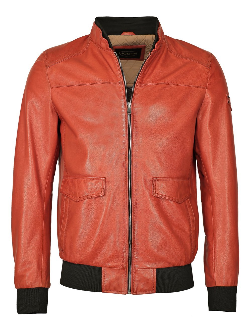 JCC Lederjacke Herren rot, 48