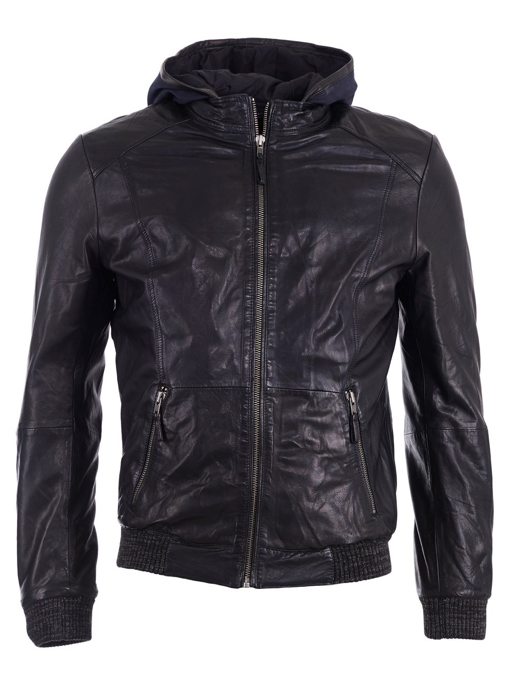 JCC Lederblouson Herren schwarz, L