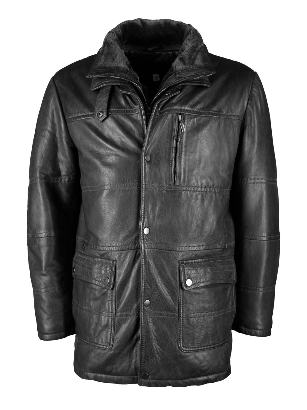 JCC Lederjacke Herren schwarz, 62