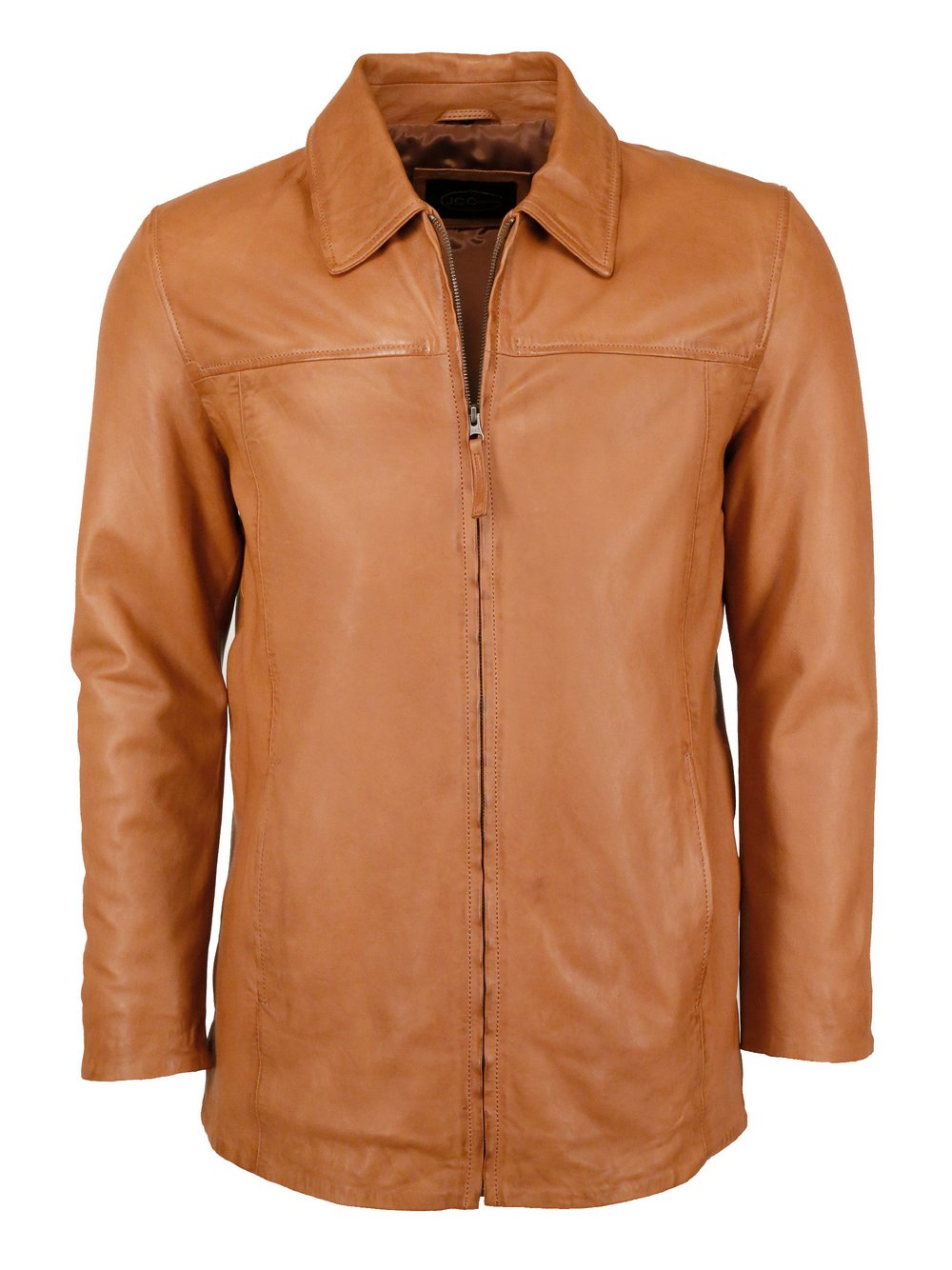 Thumbnail - JCC Lederjacke Herren braun, 48