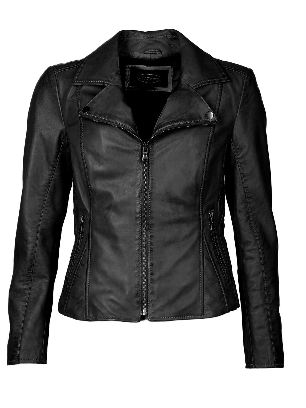 JCC Lederjacke Damen schwarz, 34