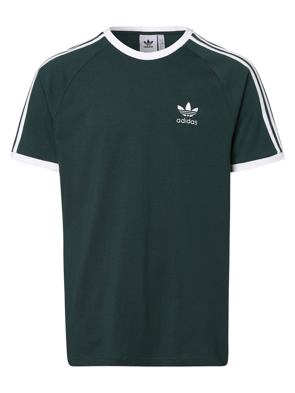 Adidas Originals - T-shirt męski, zielony|biały