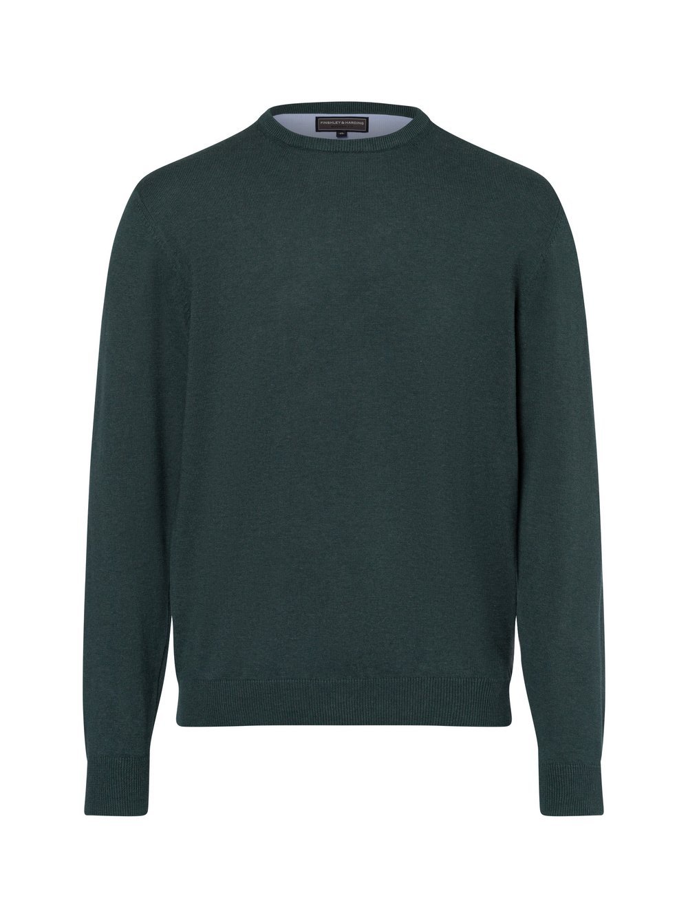 Finshley & Harding Pullover mit Cashmere-Anteil Herren Feinstrick grün, M