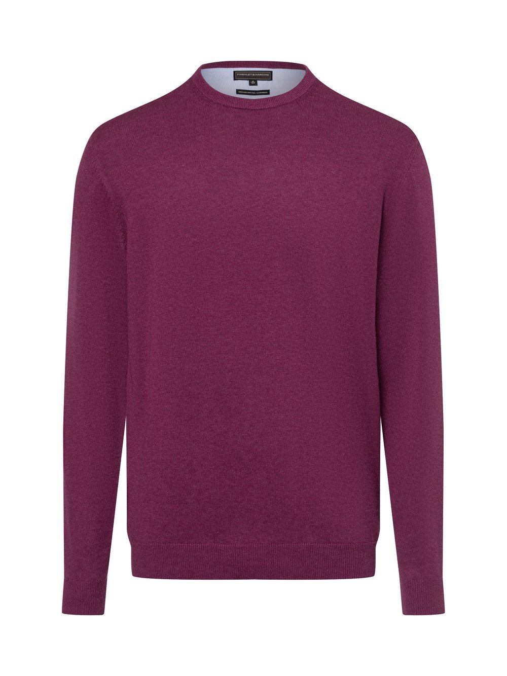 Finshley & Harding Pullover mit Cashmere-Anteil Herren Feinstrick rot, L