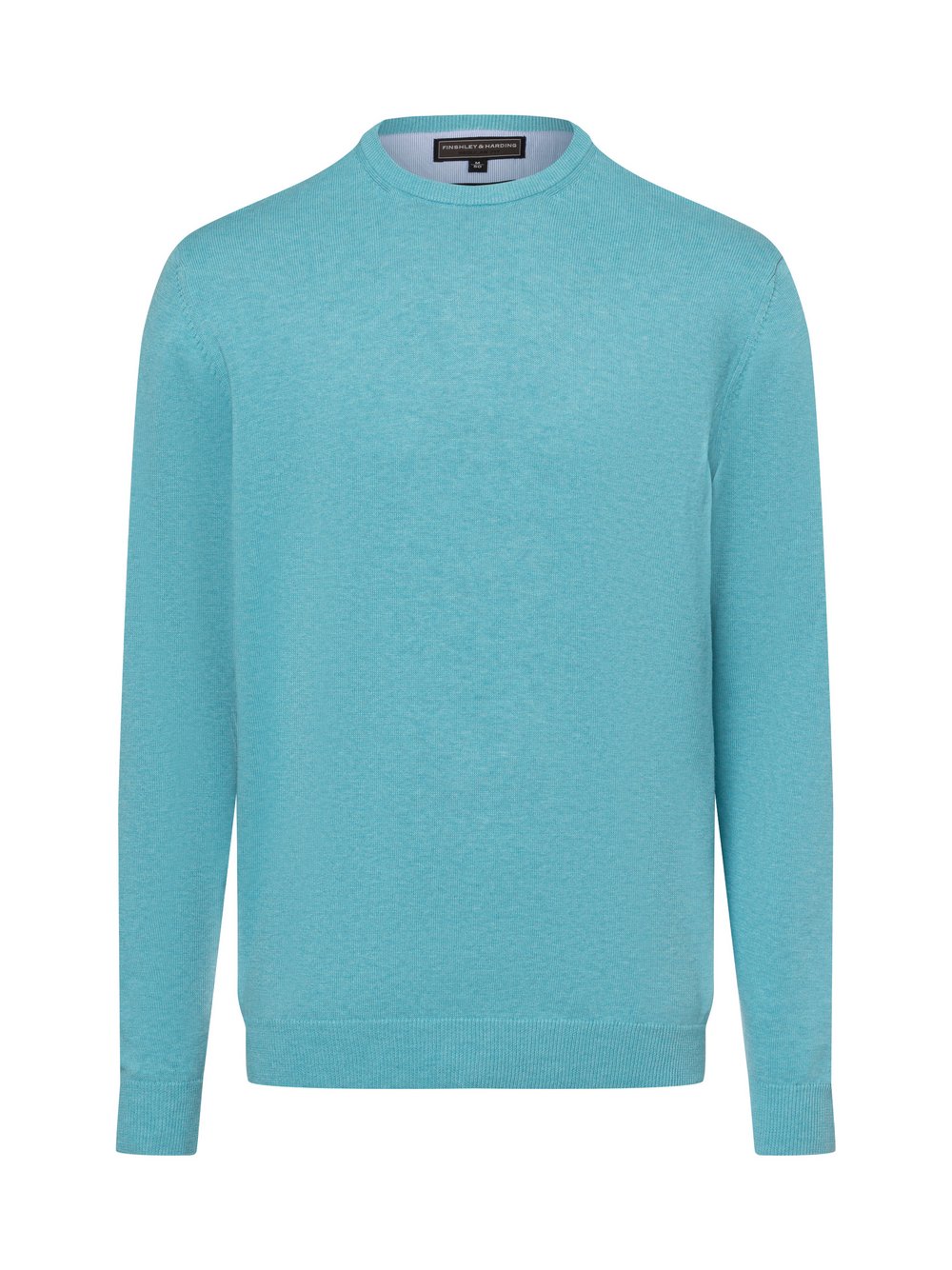 Finshley & Harding Pullover mit Cashmere-Anteil Herren Feinstrick blau, L