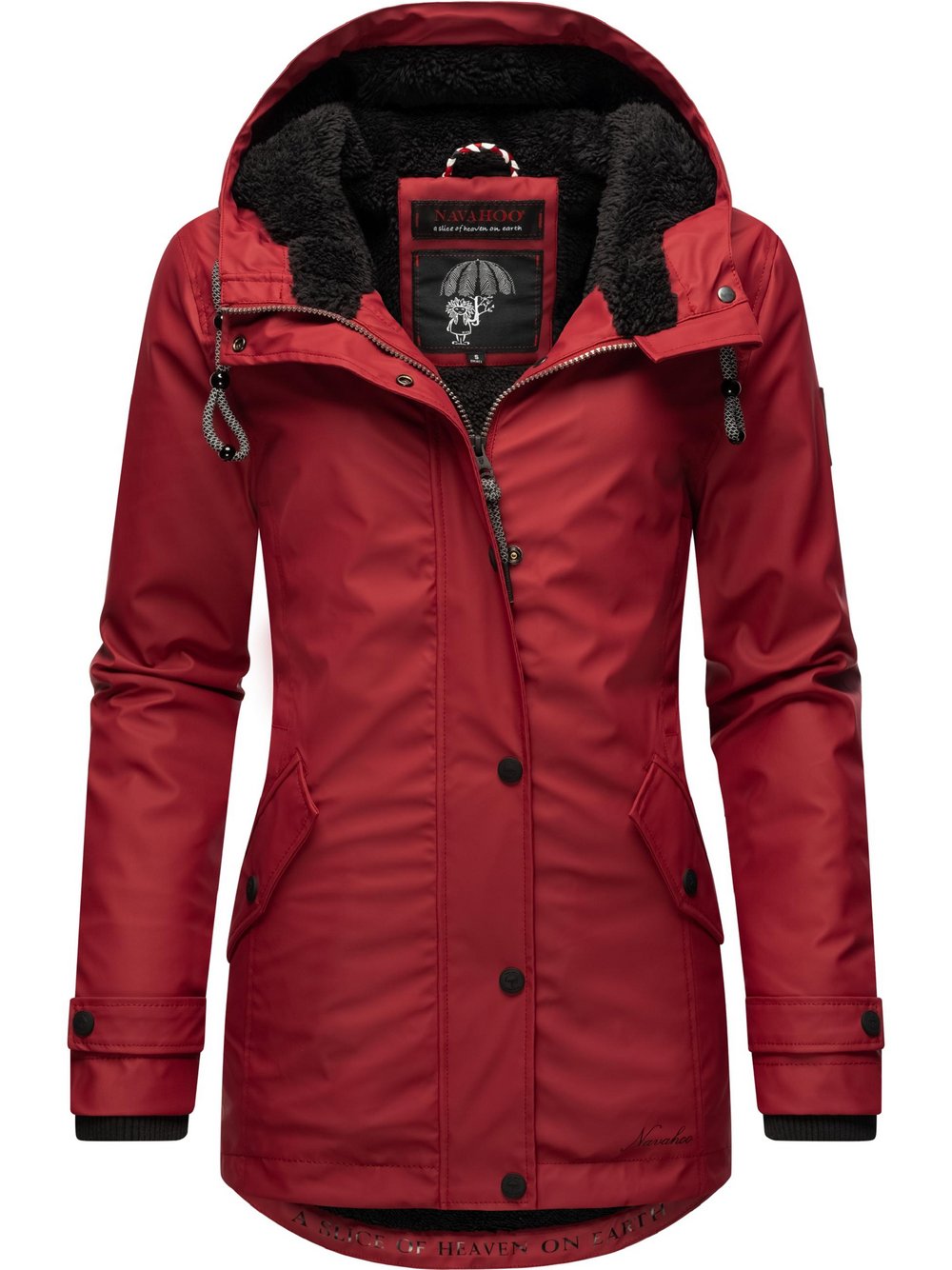 Navahoo Regenjacke Damen rot, M