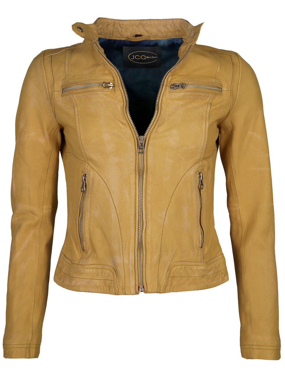 JCC Lederjacke Damen gelb, S